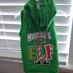 Green Kids Hoodie - Mommy's Little Elf